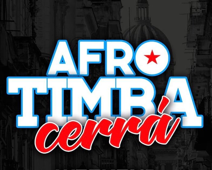 Logotipo de la fiesta Afro Timba Cerrá
